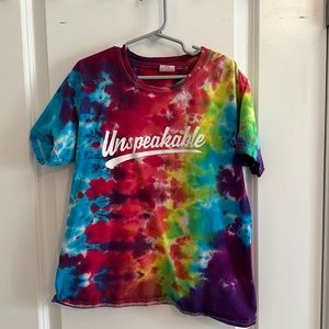 Unspeakable Tie Dye T